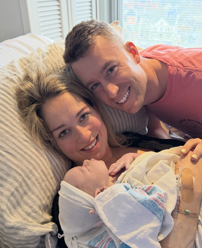 Baby Lola with family